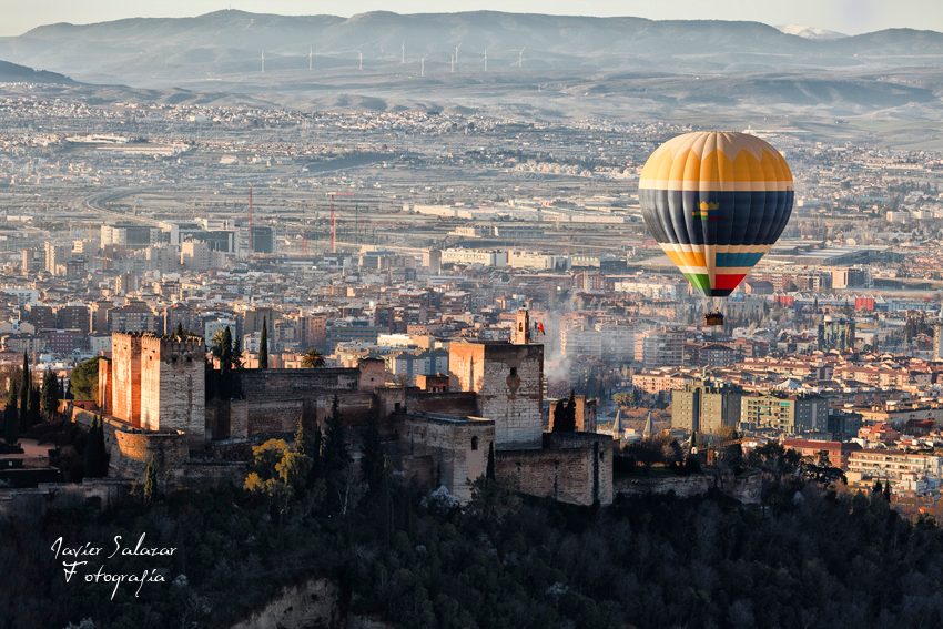 La Alhambra desde el cielo