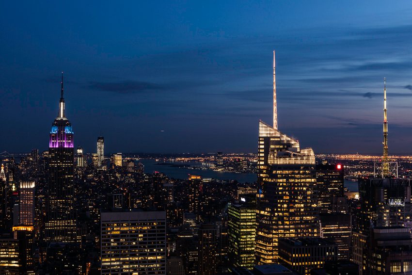 NY desde Top of The Rock, en Rockefeller Center