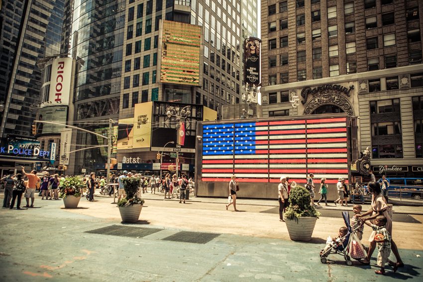 De paseo por Times Square