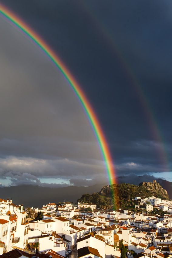 Doble arco iris en Gaucín