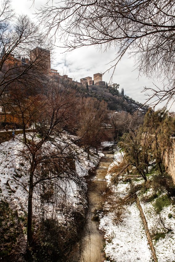 Alhambra desde el Paseo de los Tristes