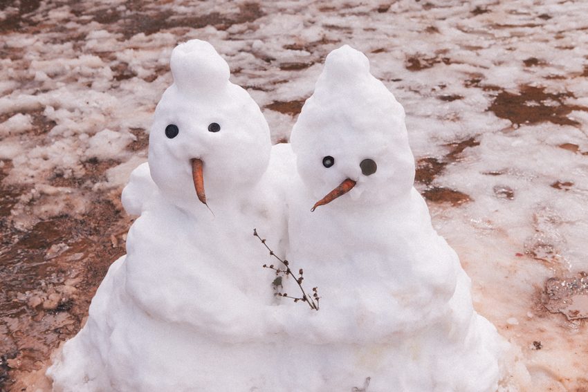 Love is in the snow