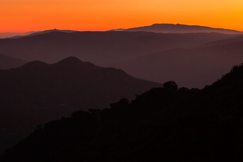 Atardecer en Gaucín