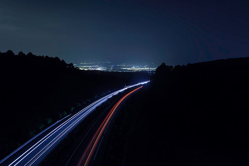 Luces en la noche