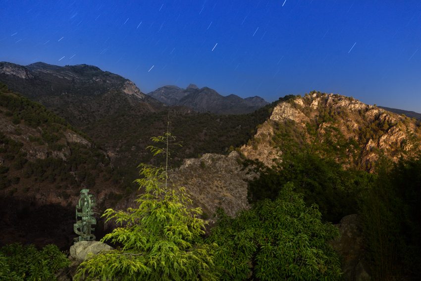 En la oscuridad de la noche
