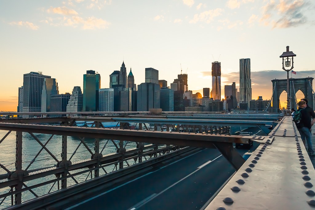 Atardece en Manhattan.